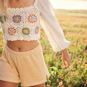 NWT Aerie Crochet Vacay Top